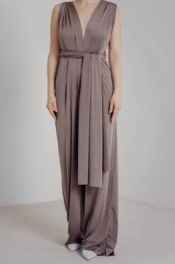 Brauner Einteiler – Jumpsuit Convertible Mushroom Twobirds