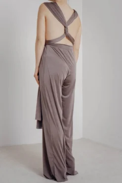 Brauner Einteiler – Jumpsuit Convertible Mushroom Twobirds