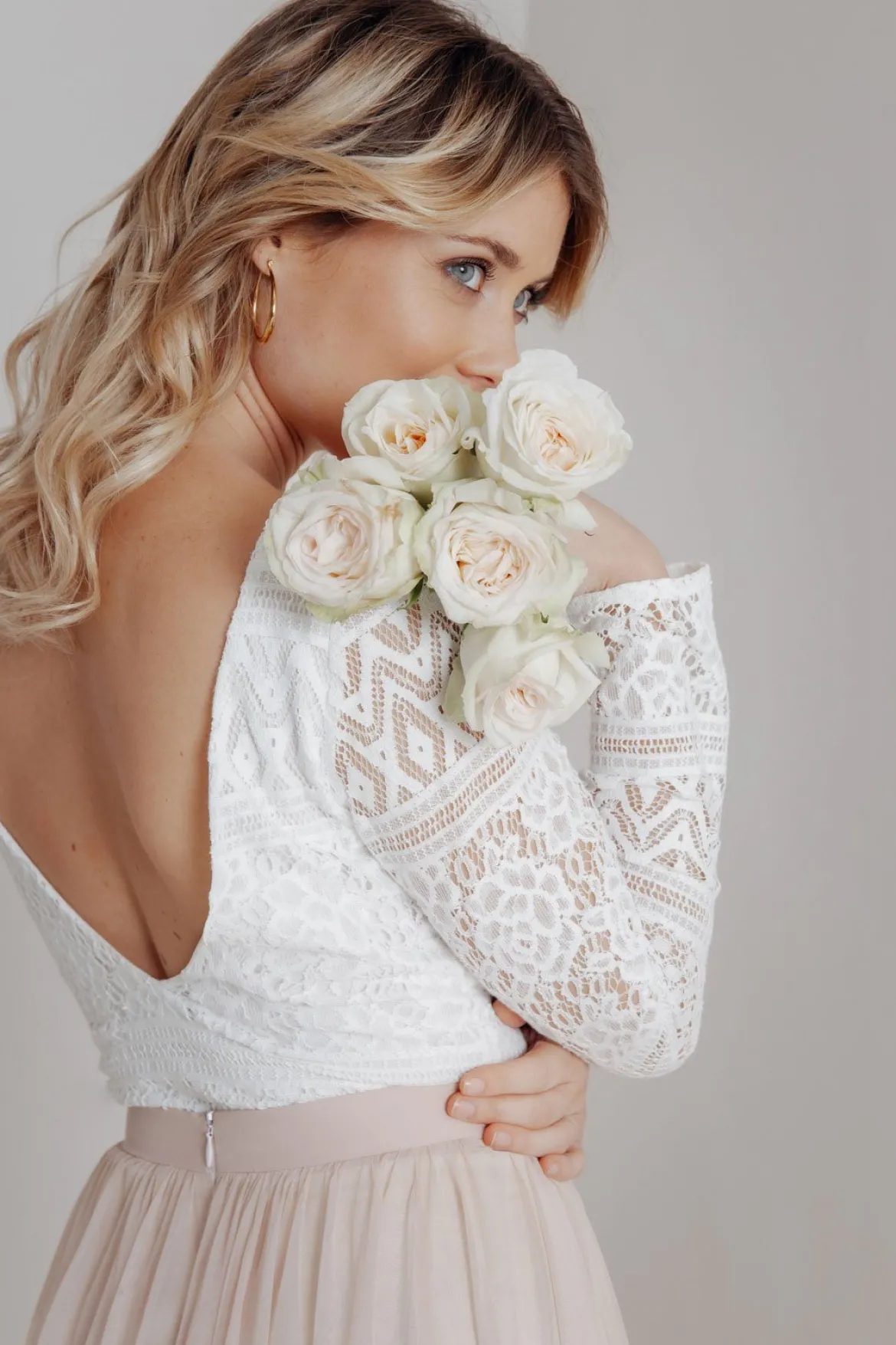 Braut Body mit Spitze im Boho-Look – Violet noni