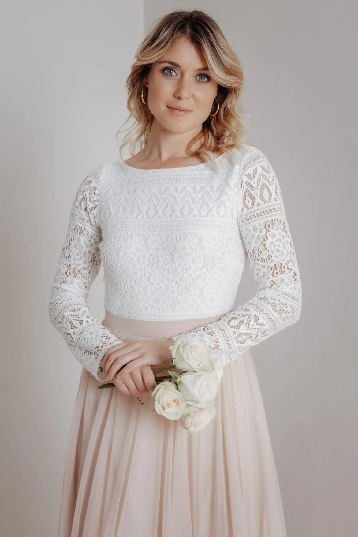 Braut Body mit Spitze im Boho-Look – Violet noni