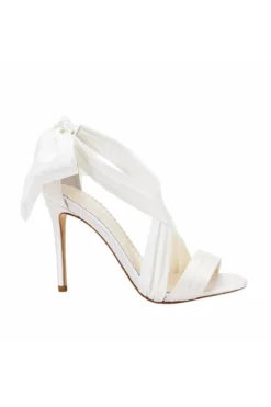 Braut High Heels mit Seidenband und Schleife – Kate Bella Belle Shoes