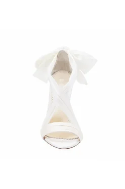 Braut High Heels mit Seidenband und Schleife – Kate Bella Belle Shoes