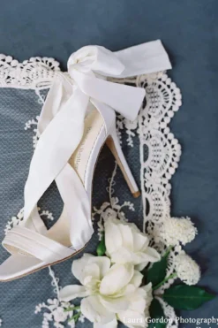 Braut High Heels mit Seidenband und Schleife – Kate Bella Belle Shoes