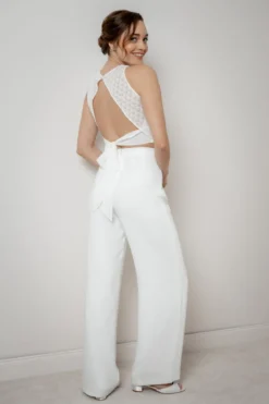 Braut Hose in Ivory – Tihana noni