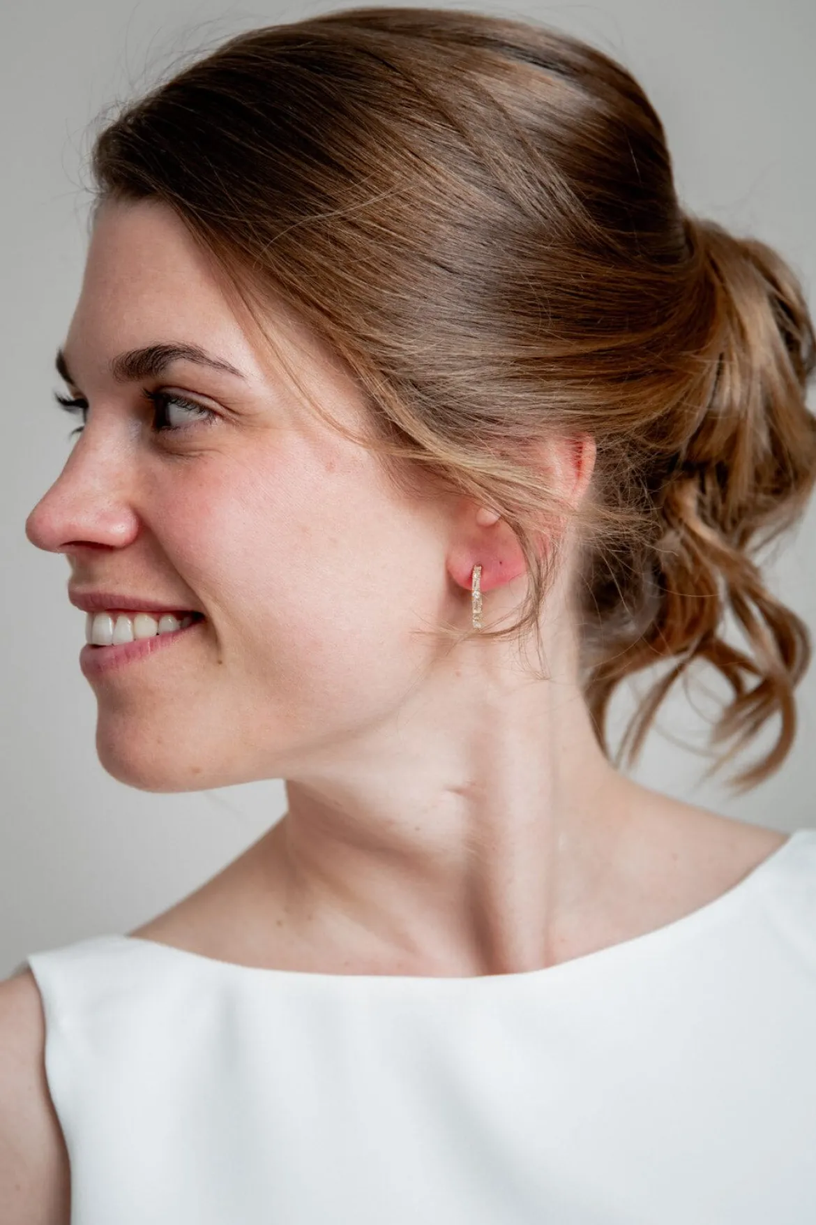 Braut Ohrringe mit Kristallen – Artist