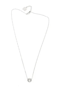 Braut Ohrstecker und Halskette mit Strass