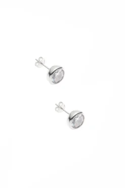 Braut Ohrstecker und Halskette mit Strass