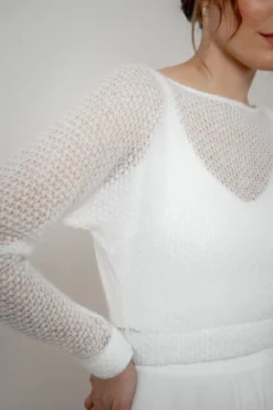 Braut Pullover aus Strickmix – Yosie noni