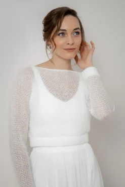 Braut Pullover aus Strickmix – Yosie noni