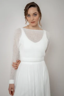 Braut Pullover aus Strickmix – Yosie noni
