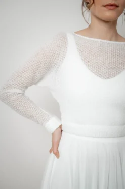 Braut Pullover aus Strickmix – Yosie noni