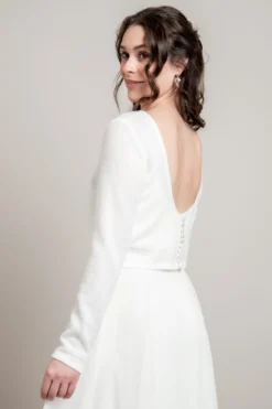 Braut Pullover mit Rückenausschnitt