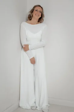 Braut Pullover mit Rückenausschnitt