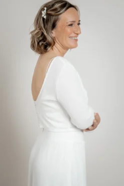 Braut Pullover mit Rückenausschnitt