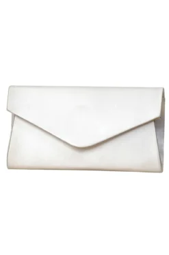 Braut Satin Clutch – Simone Ivory Dyeable | The Perfect Bridal Company