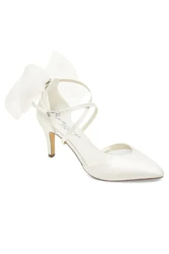 Brautschuh mit abnehmbarer Schleife – Florence | G.Westerleigh