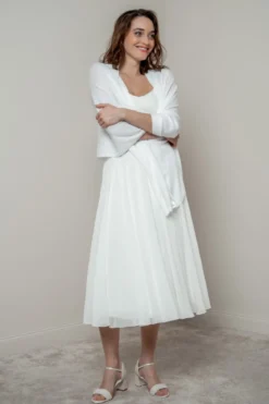 Brautschuh mit Perlen – Lauren Ivory Satin | G.Westerleigh