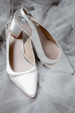 Braut Slingbacks aus Satin – Brooke | The Perfect Bridal Company
