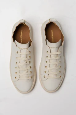 Braut Sneaker aus nachhaltigem Leder - Julie Beige