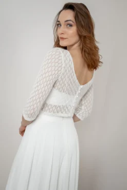 Braut Strick-Top mit Vintagemuster – Haldis noni