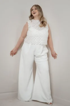 Braut Top aus Paillettenspitze – Eske noni Curvy