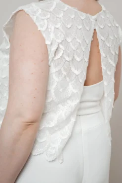 Braut Top aus Paillettenspitze – Eske noni Curvy