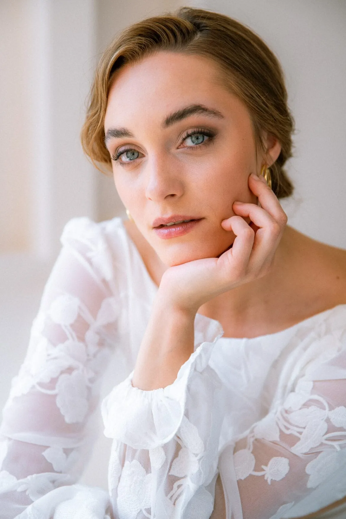 Braut Top mit Blumenmuster – Laina noni