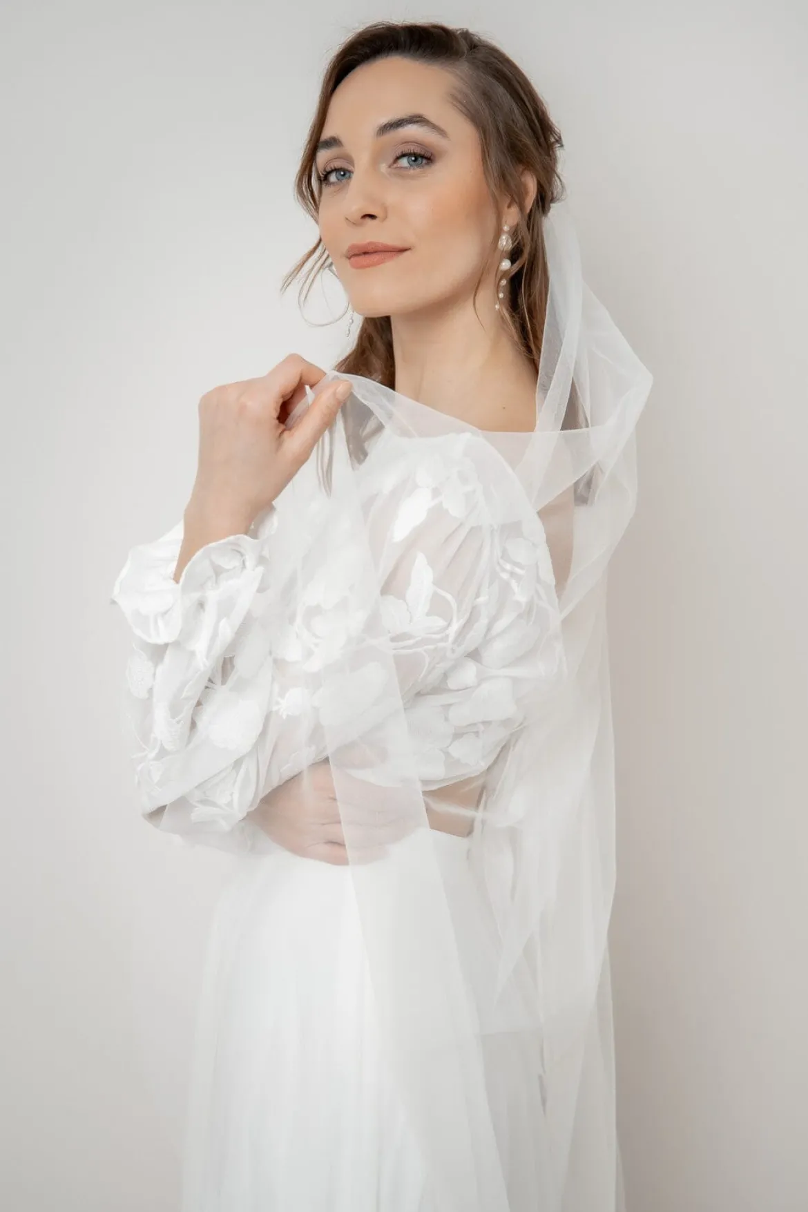 Braut Top mit Blumenmuster – Laina noni