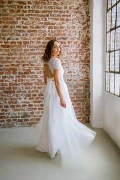 Braut Top mit Rückendetail – Zadie noni