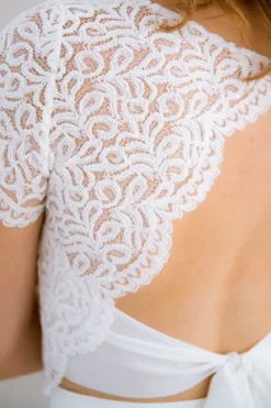 Braut Top mit Rückendetail – Zadie noni