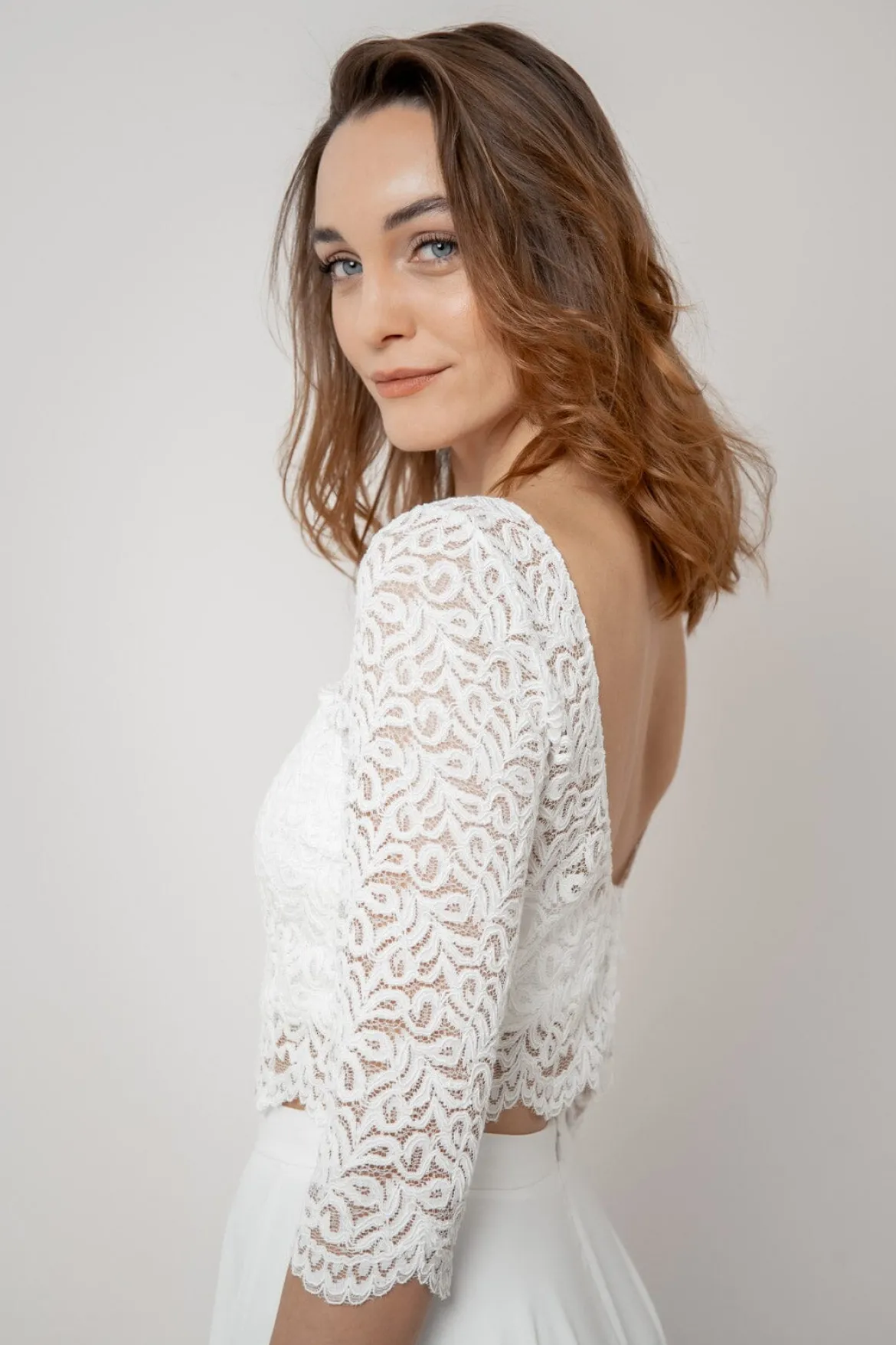 Braut Top mit tiefem Rücken – Florens noni