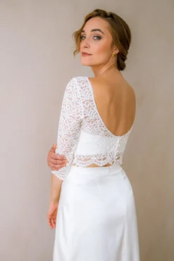 Braut Top mit tiefem Rücken – Florens noni
