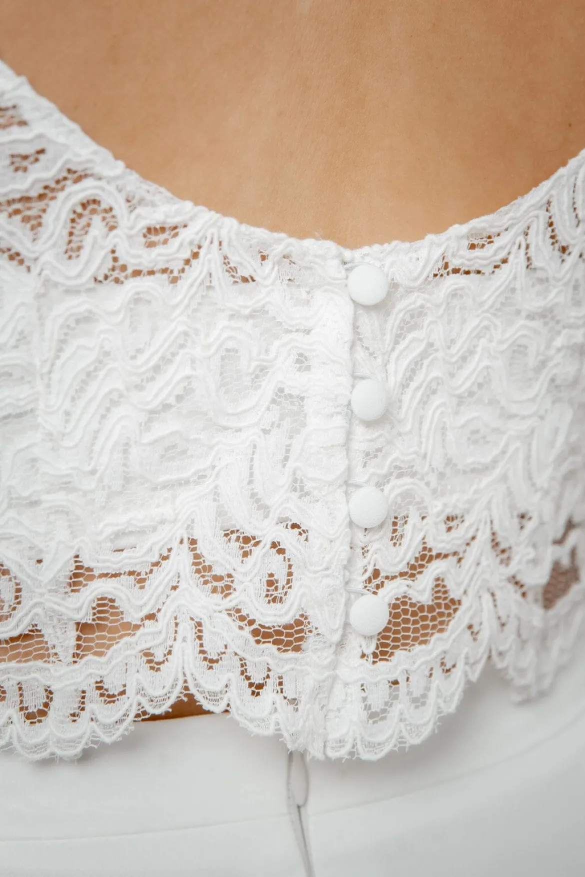 Braut Top mit tiefem Rücken – Florens noni