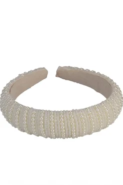 Breiter Braut Haarreif mit Kunstperlen | The Perfect Bridal Company
