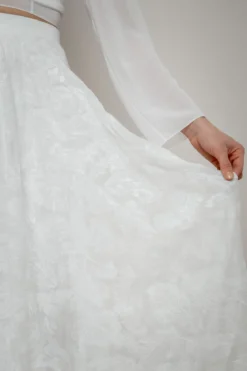 Chiffon-Braut Rock mit Muster – Gillianne noni