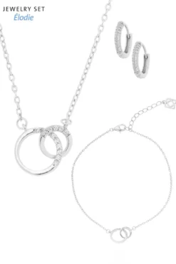 Dreiteiliges Braut Schmuck-Set