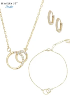 Dreiteiliges Braut Schmuck-Set