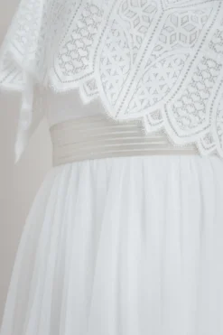 Elastischer Brautgürtel in Gold oder Silber – Mailenn noni Curvy