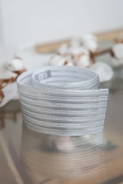 Elastischer Brautgürtel in Silber – Mailenn noni