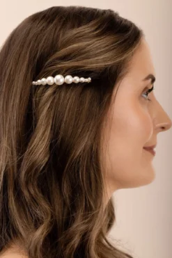 2-er Set Haarklemmen mit Kunstperlen | The Perfect Bridal Company