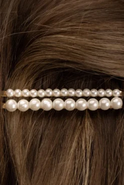 4-er Set Haarklemmen mit Kunstperlen | The Perfect Bridal Company