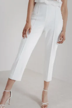 Figurbetonte Braut Hose mit Bügelfalten – Lenya noni