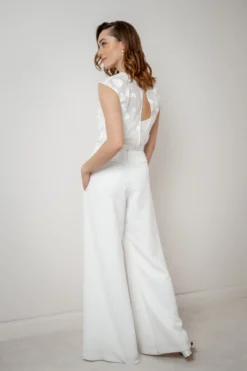 Gemustertes Braut Top aus Chiffon – Eniz noni