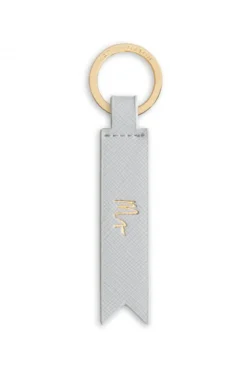 Grauer Schlüsselanhänger "Mr" für den Bräutigam – Katie Loxton