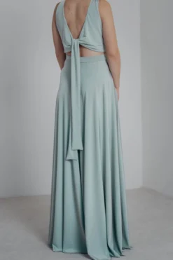 Grünes Brautjungfernkleid – Reverse Gown Sage Twobirds