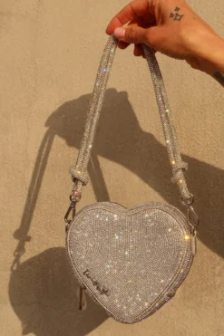 Handtaschen-Riemen – Knot Strap Crystal Silver | Weat