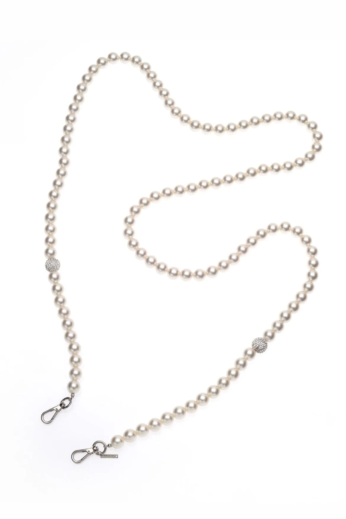 Handykette mit Perlen und Strass