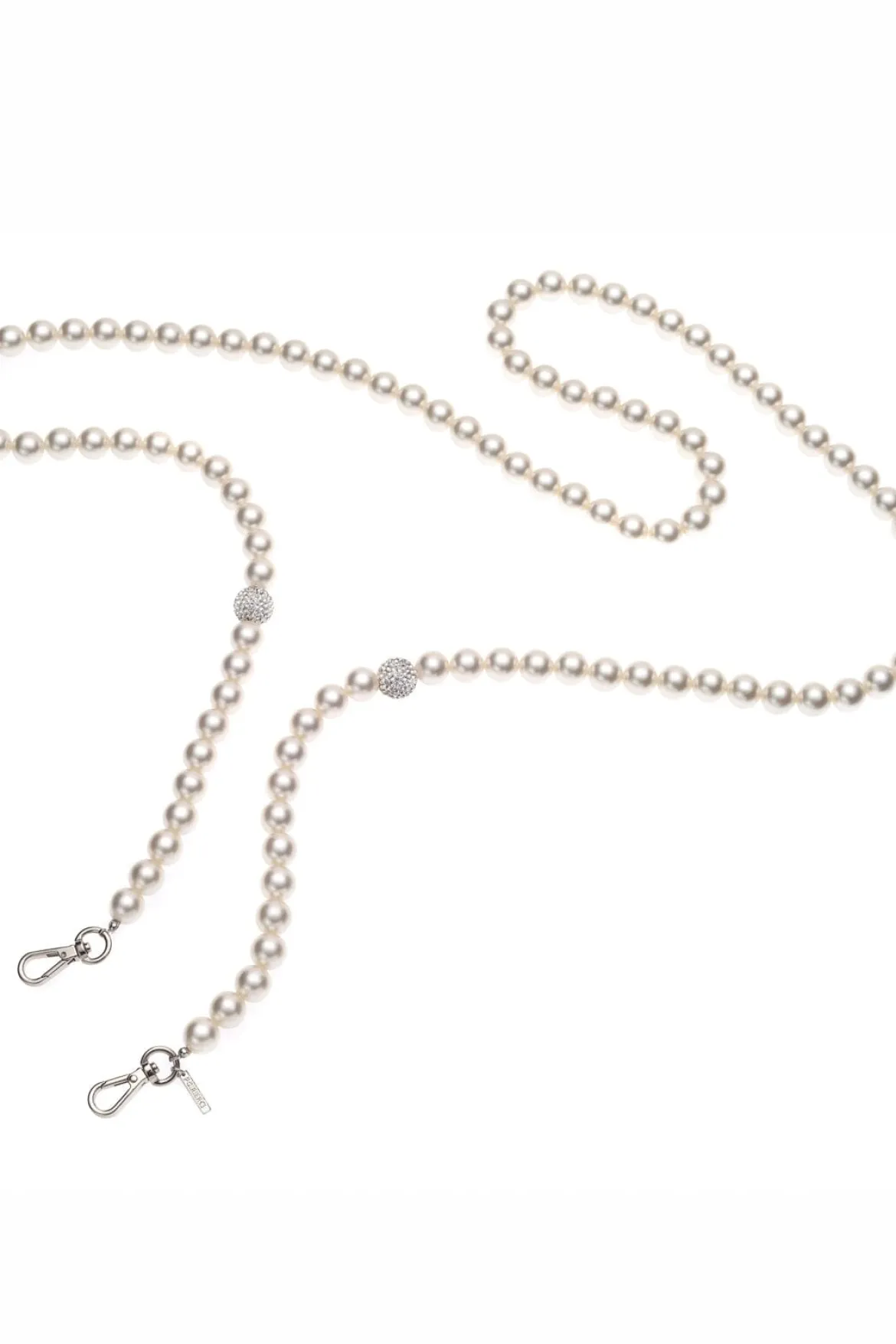 Handykette mit Perlen und Strass