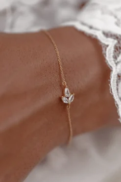 Ketten-Armband mit Kristall-Anhänger - Simply Gorgeous