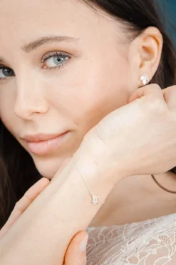 Ketten-Armband mit Kristall-Anhänger - Simply Gorgeous